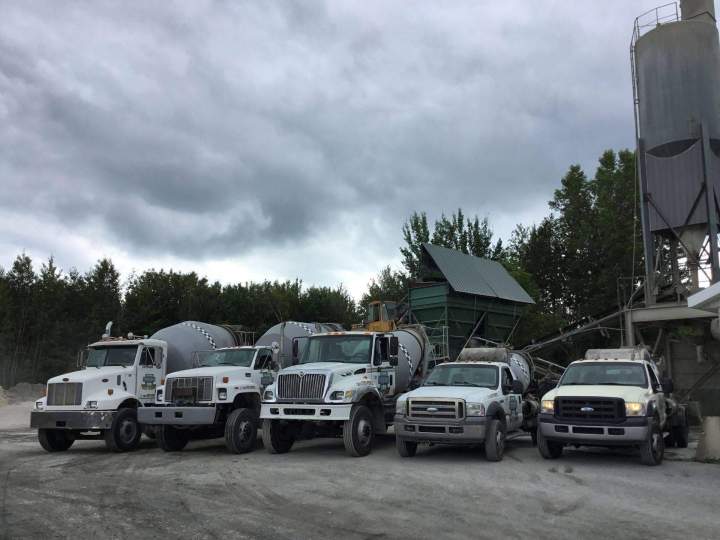 Concrete delivery for all types of projects in Drummondville