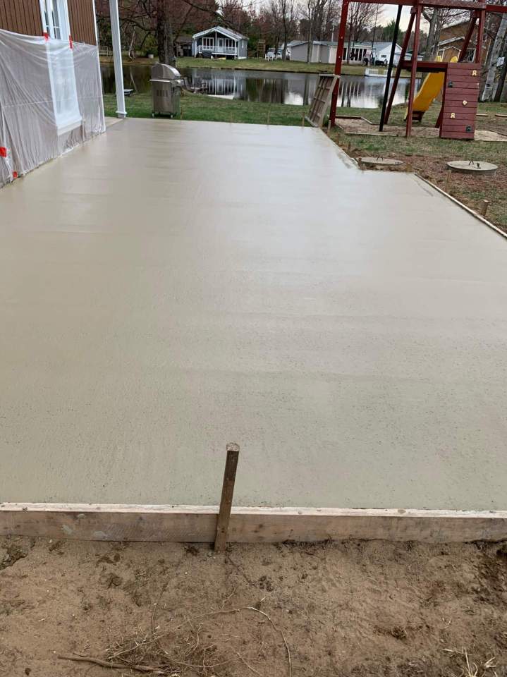 Concrete slab Drummondville